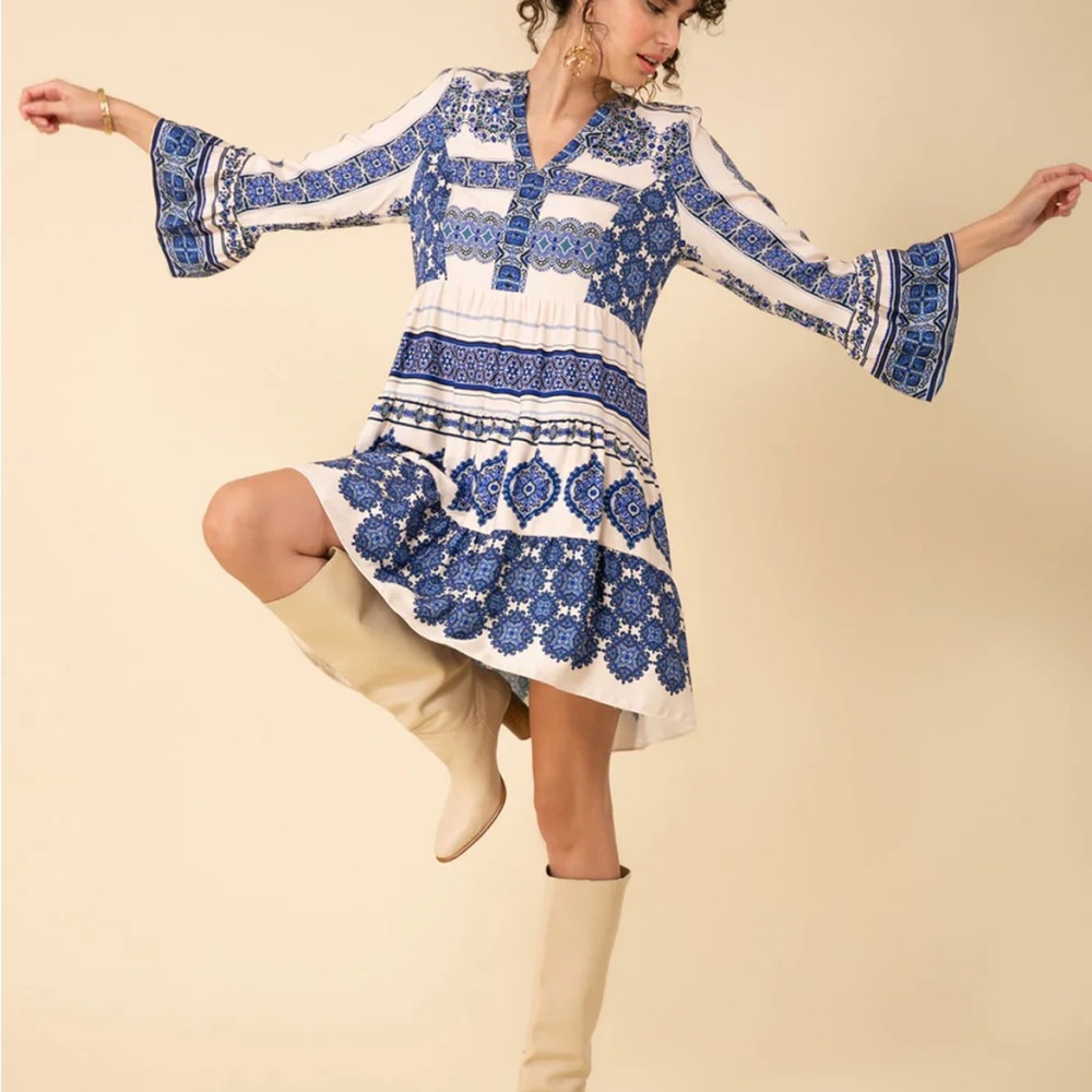 🆕 Hale Bob Agathe Twill Dress